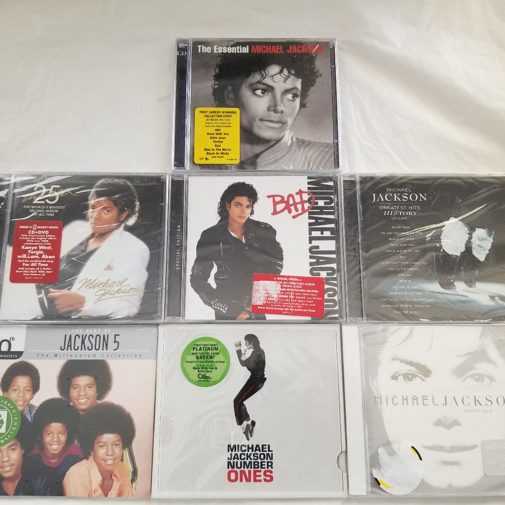 Michael Jackson CD's Lot of 7 Brand New never open